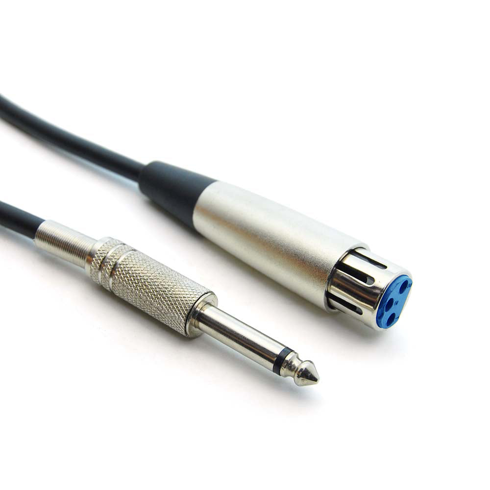XLR 3P Female to 1/4 XLR 3P Female to 1/4